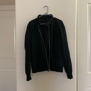 Zara Men’s Herrington Jacket in Navy Blue, size L